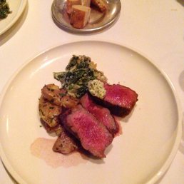 Highlands Bar and Grill signature dishes Crab Claws
Prime New York Strip
Grilled Pork Belly